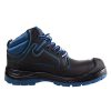Zapato Industrial color negro con azul, Seguros, cómodos y confiable