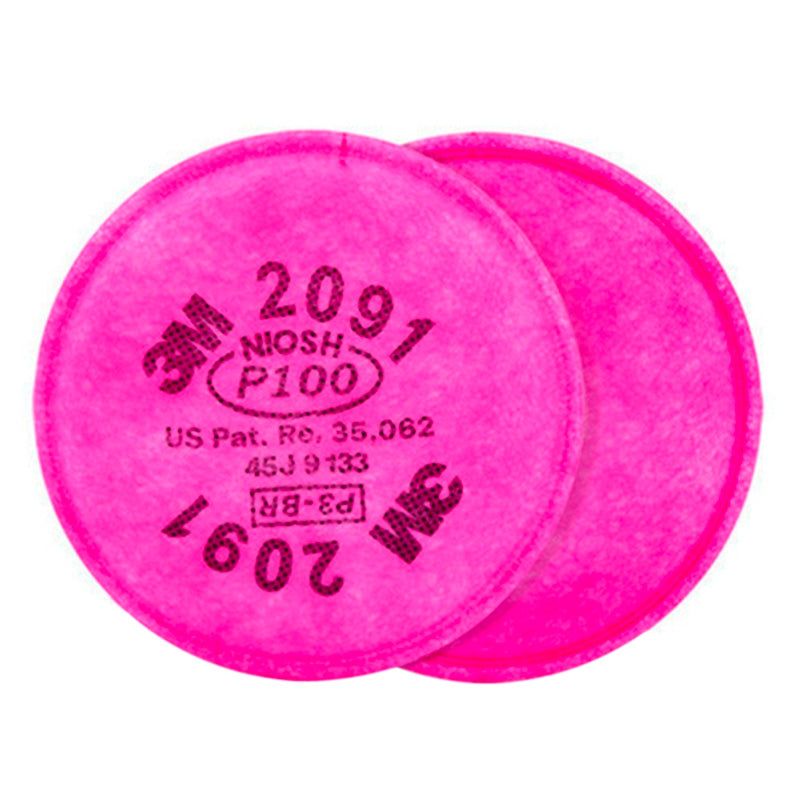 Filtro 3M 2091 P100 para partículas sólido-líquidas