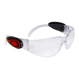 Lentes de seguridad con linterna LED AL-014 de mica clara