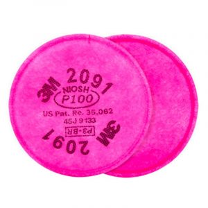Filtro 3M 2091 P100 para partículas sólido-líquidas