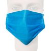Cubrebocas desechable, cubrebocas tricapa azul, cubrebocas azul