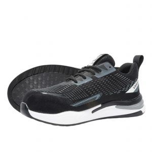 Tenis de seguridad industrial Isik Zu color negro con casquillo de policarbonato