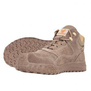 Tenis de seguridad industrial Isik Terra color gris con puntera de protección