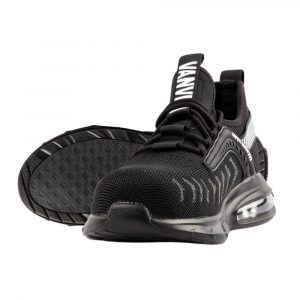 Tenis de seguridad industrial Isik Vi color negro con casquillo de policarbonato