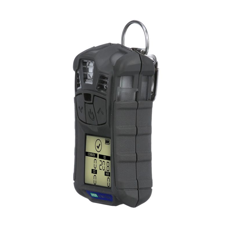 Detector portátil Altair 4XR de perfil con conectividad Bluetooth